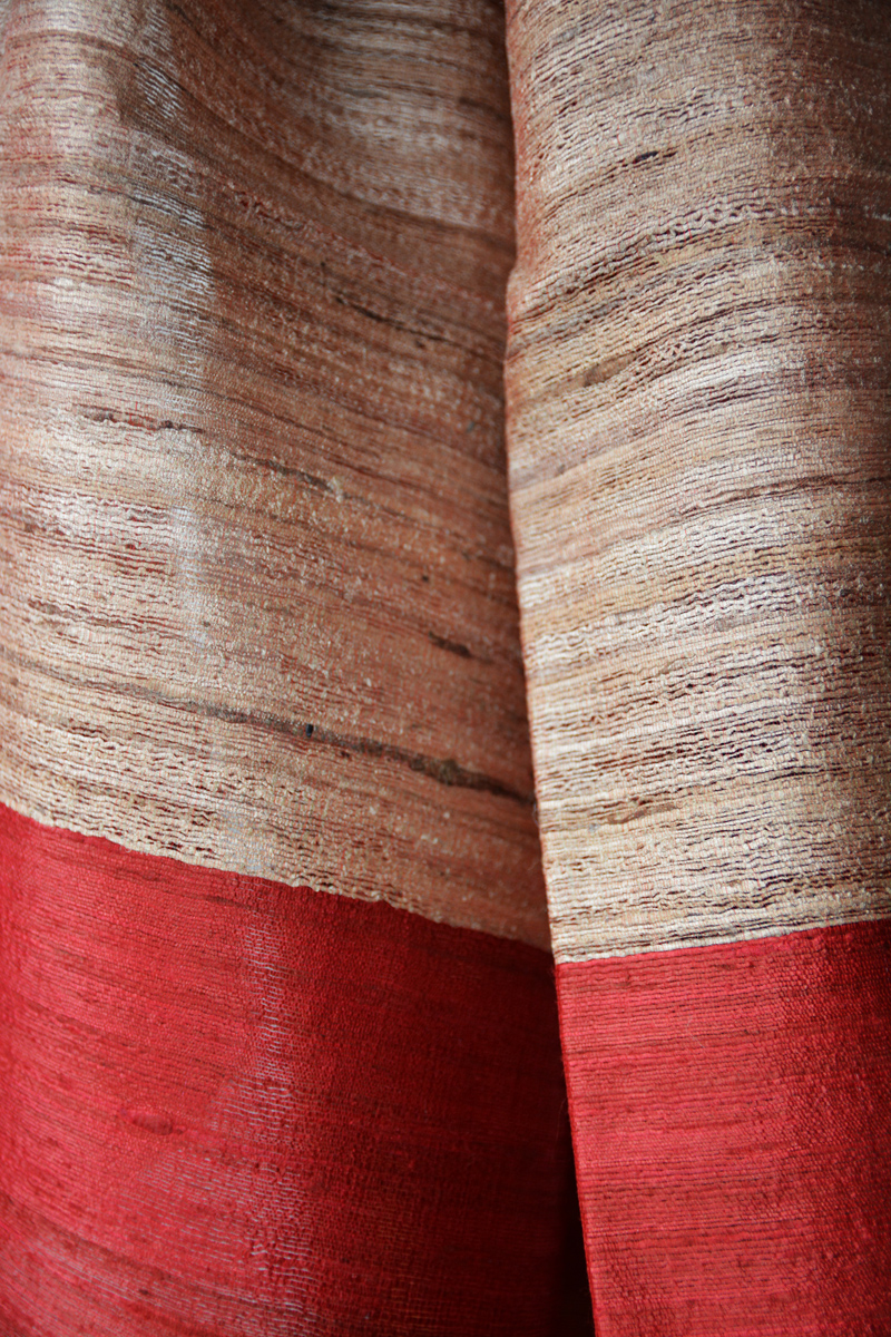 Carnet de Soie - Grande étole en soie sauvage - Photo 2