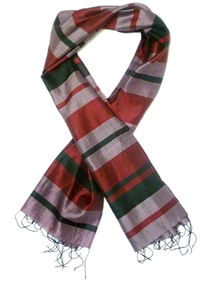 Foulard en soie du Cambodge