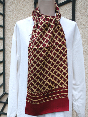 Foulard en soie pour homme