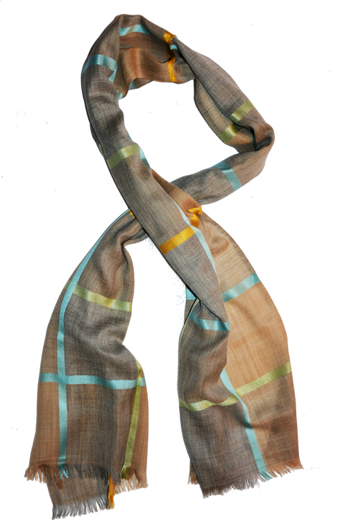 Foulard Laine et soie