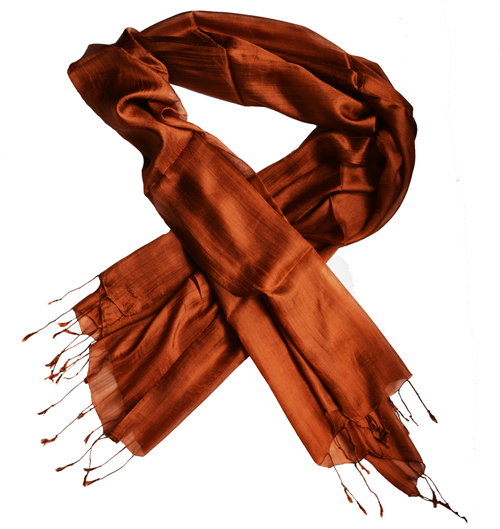 Grand foulard en soie fine du Vietnam