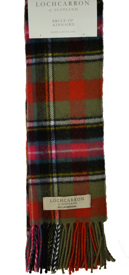 Foulard Tartan écossais 100% laine d'agneau (Lambswool)