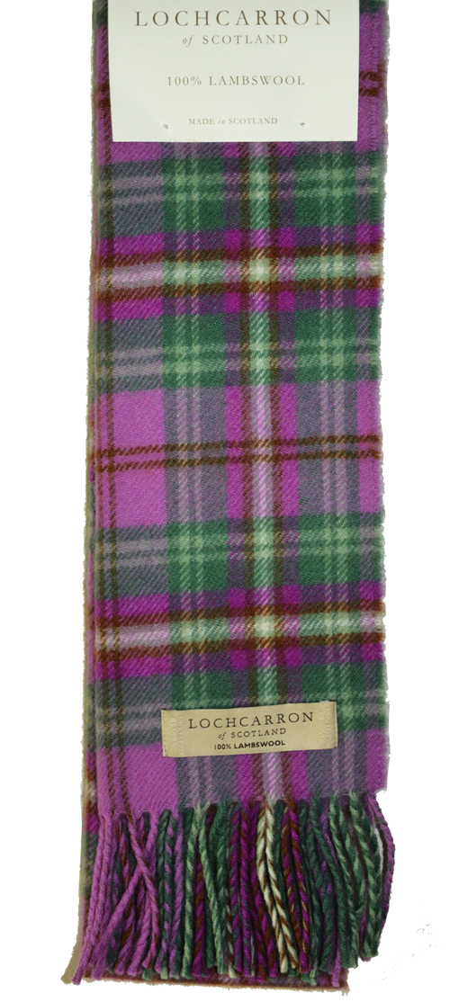 Foulard Tartan écossais 100% laine d'agneau (Lambswool)