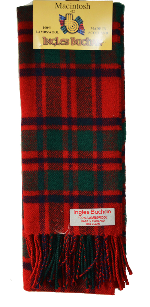 Foulard Tartan écossais 100% laine d'agneau (Lambswool)